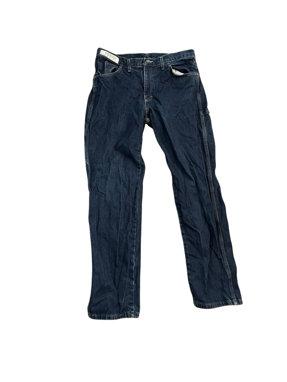 Y2K UniFirst Carpenter Jeans Utility Workwear Indigo 34x32